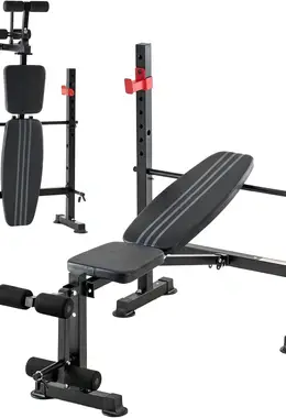 Adjustable Weight Bench Set 650 LBS Foldable Bench Press